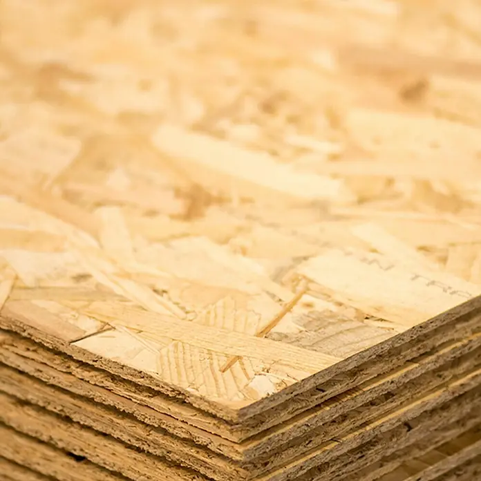 Tablero de OSB machihembrado - 180 cm x 67,5 cm x 15 mm - Primer plano