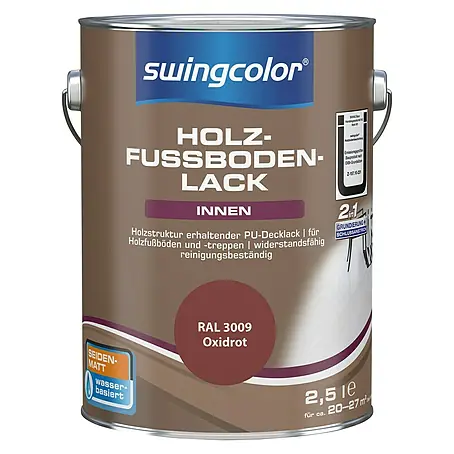 swingcolor 2in1 Holzfußbodenlack RAL 3009