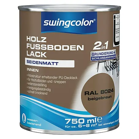 swingcolor 2in1 Holzfußbodenlack RAL 8024