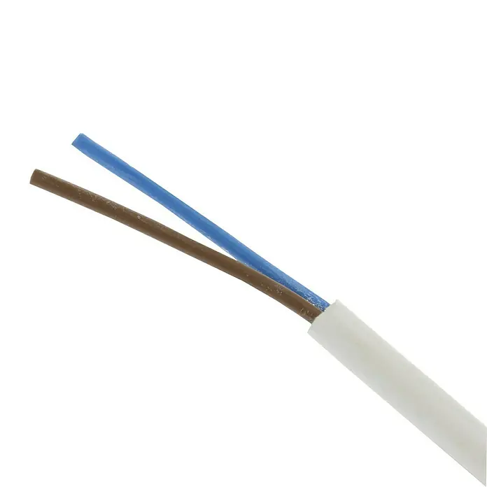 Profi Depot Huishoudkabel VMvL - Lengte: 25 m, Wit - Close-up