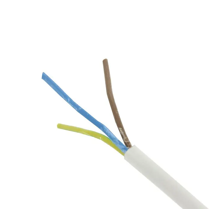 Profi Depot Huishoudkabel VMvS - Lengte: 10 m, Wit - Close-up