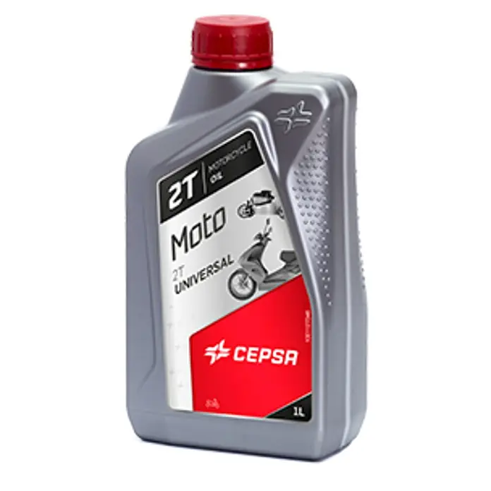 Cepsa Aceite para motor de dos tiempos - 1 l - Vista angular