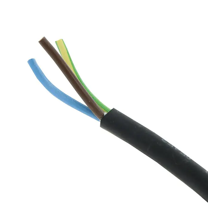 Profi Depot Rubberen kabel - Lengte: 10 m, 2,5 mm², Zwart - Close-up