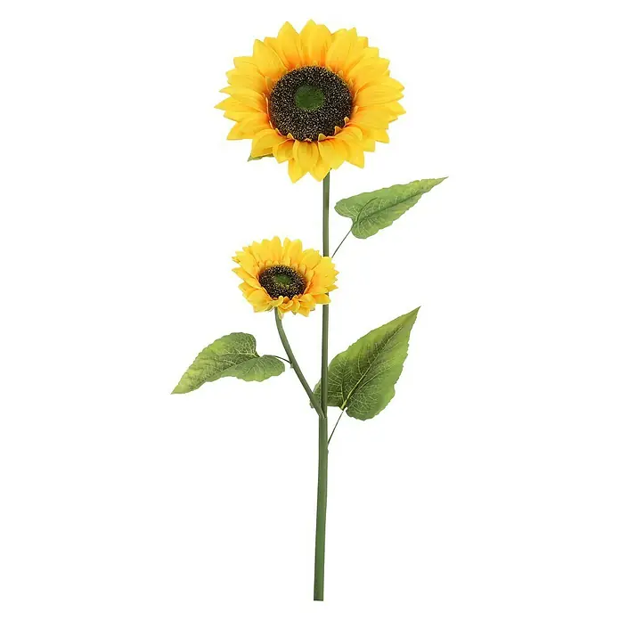 Planta artificial Girasol - Altura: 110 cm, Amarillo, Plástico - Vista frontal