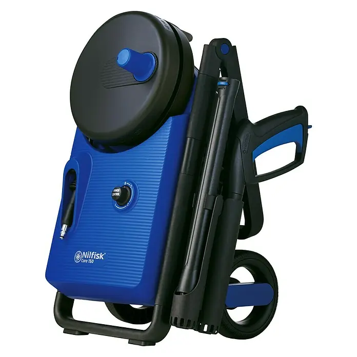 Nilfisk Hogedrukreiniger Core 150-10 Powercontrol PAD - 2 kW, Max. druk: 150 bar, Waterdoorvoer: 464 l/u - Diagonaal zicht