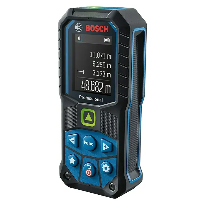 Bosch Professional Laserentfernungsmesser GLM 50-25 G - Messbereich: 0,05 - 50 m - Diagonale Ansicht