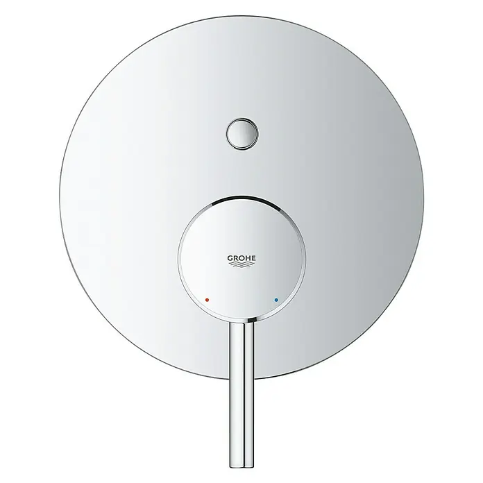 Grohe Concetto UP-Badewannenarmatur - Chrom, Glänzend - Vorderansicht