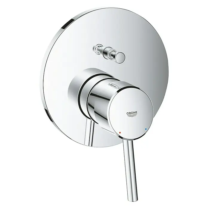 Grohe Concetto UP-Badewannenarmatur - Chrom, Glänzend - Diagonale Ansicht