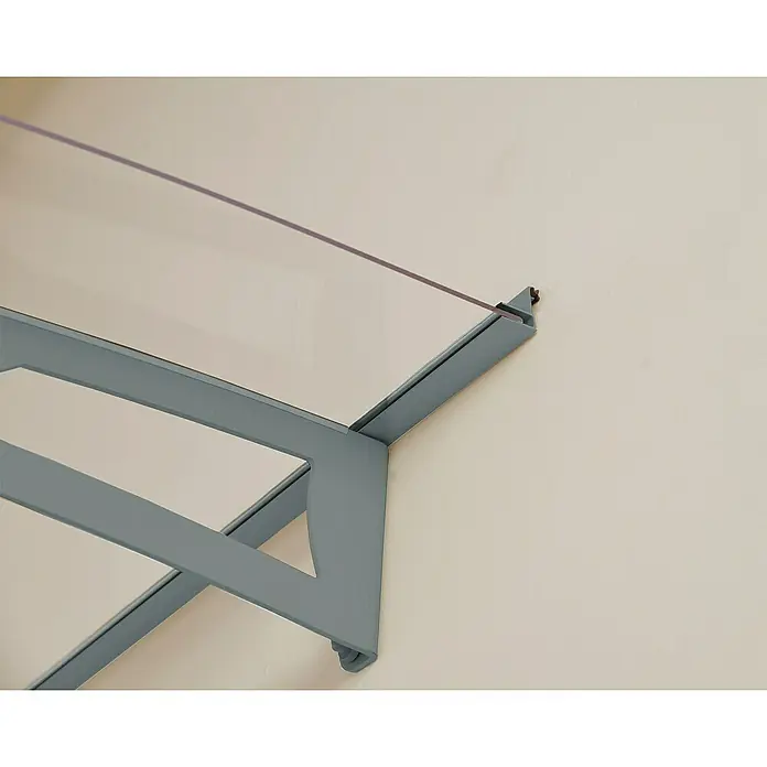 Palram – Canopia Nadstrešnica Aquila - 2.055 x 915 x 175 mm, Boja nosača: Svijetlosive boje - Detaljan prikaz