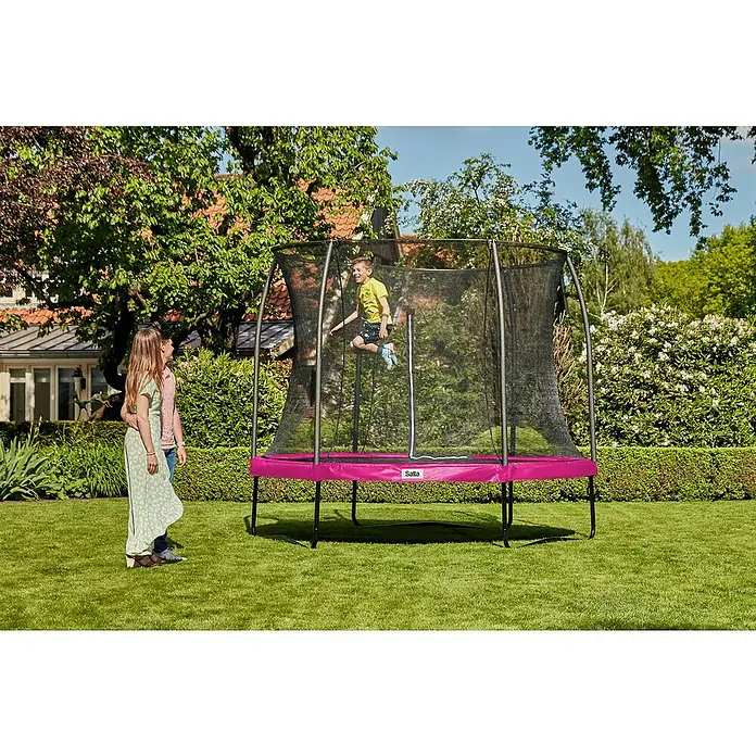 Salta Trampolin Comfort Edition - Durchmesser: 153 cm, Pink - Anwendungsbeispiel