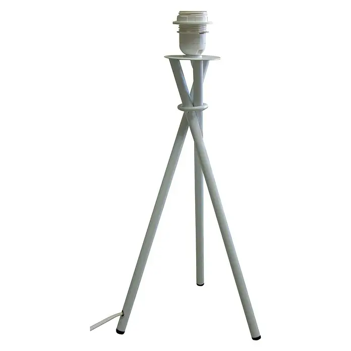 Idp Lampshades Lámpara de sobremesa Trípode - 40 W, L x An x Al: 20 x 20 x 46 cm, Blanco, E27 - Vista angular