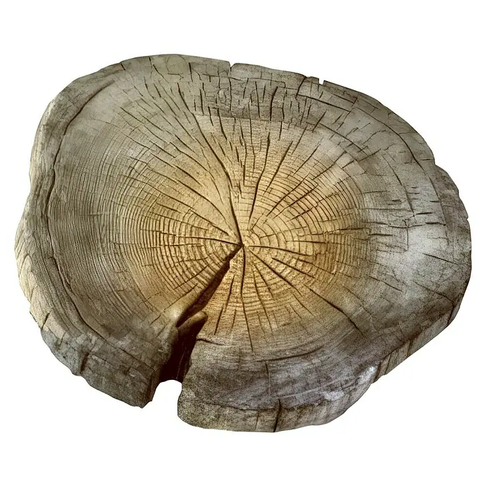 EHL Trittplatte Baumscheibe - Naturbraun, Durchmesser: 300 mm - 450 mm, Stonewood, Beton - Diagonale Ansicht