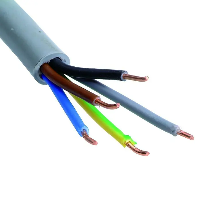 Profi Depot Buitenkabel XMVK - Lengte: 50 m, Grijs - Close-up