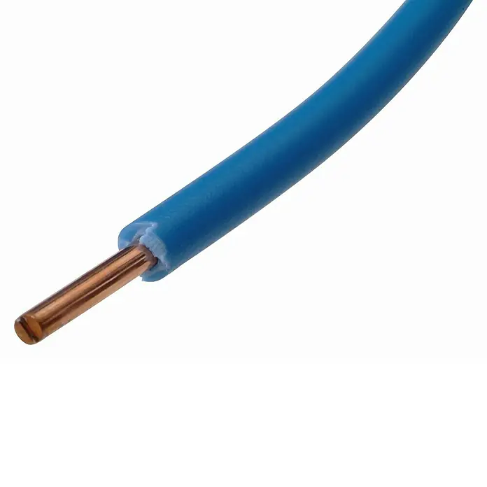 Profi Depot Installatiedraad VD - Lengte: 20 m, Blauw - Close-up