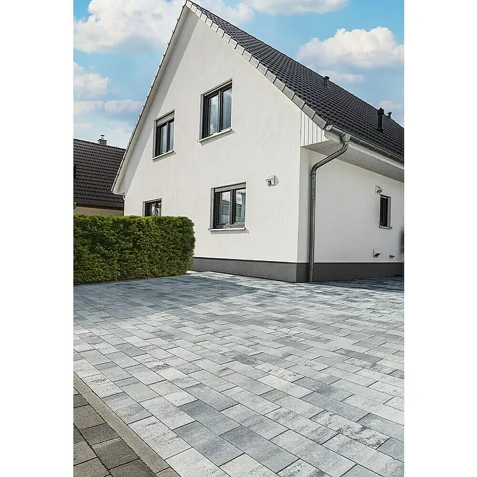 EHL Pflasterstein Cala Klassik - Weiß/Anthrazit nuanciert, 40 x 16 x 6 cm, Rechteckig - Stimmungsaufnahme