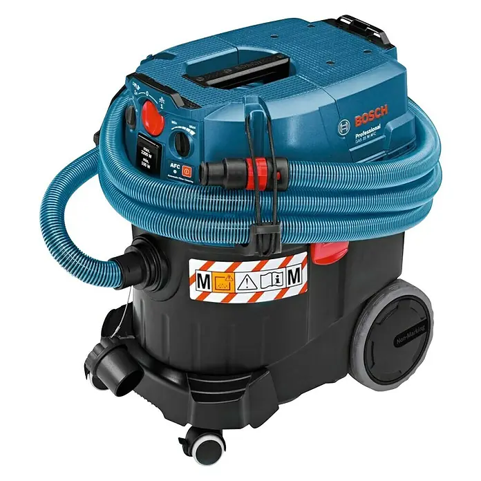 Bosch Professional Usisivač za mokro i suho usisavanje Gas 35 M AFC - 1.380 W, Zapremina spremnika: 35 l - Dijagonalni pogled