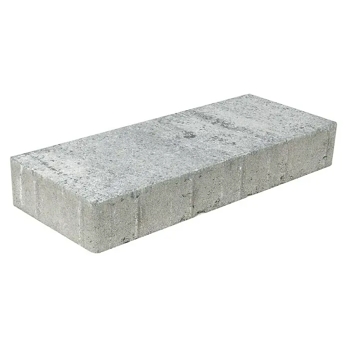 EHL Pflasterstein Cala Klassik - Weiß/Anthrazit nuanciert, 40 x 16 x 6 cm, Rechteckig - Diagonale Ansicht