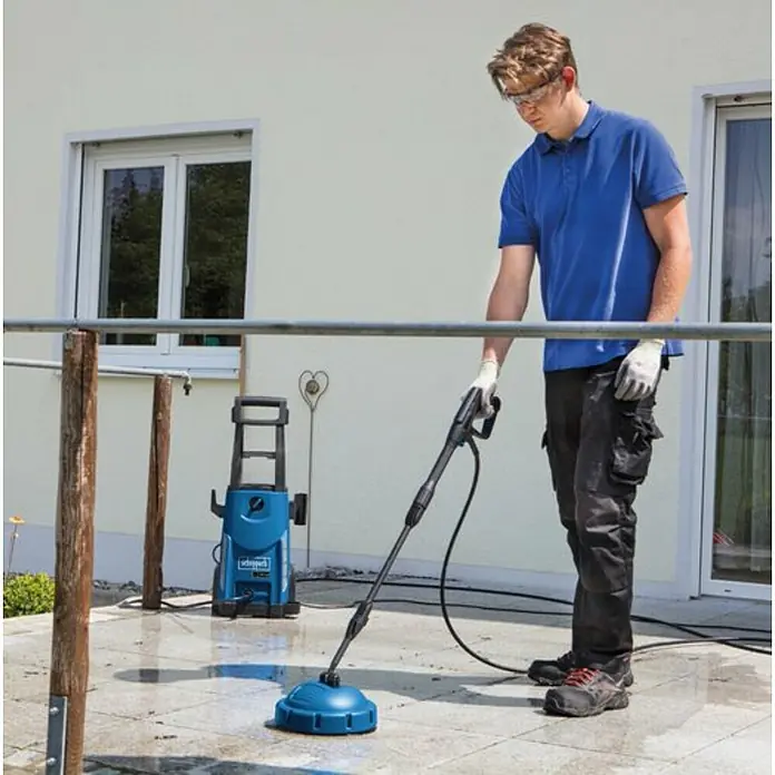 Scheppach Visokotlačni čistač - 2.400 W, Maksimalni tlak: 180 bar, Radni protok: 480 l/h - Proizvod u upotrebi