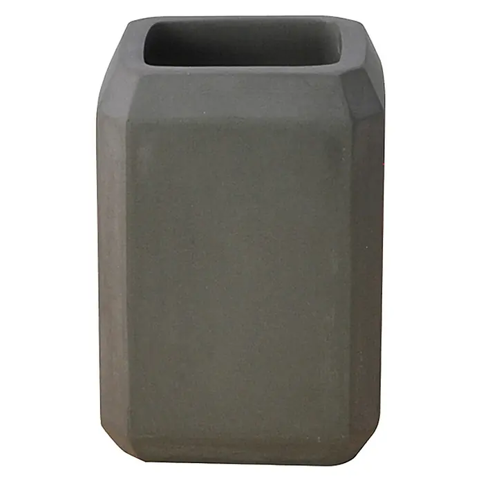 Aquasanit Street Vaso de encimera - Cemento, Gris - Vista frontal