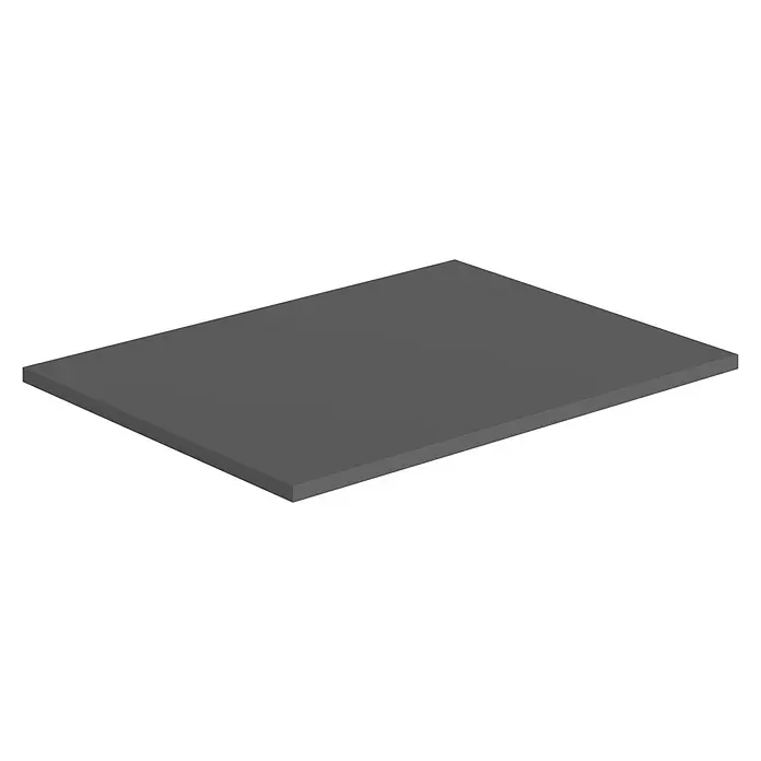 Encimera para lavabo Toja - 45,7 x 61 x 1,6 cm, Antracita - Vista angular