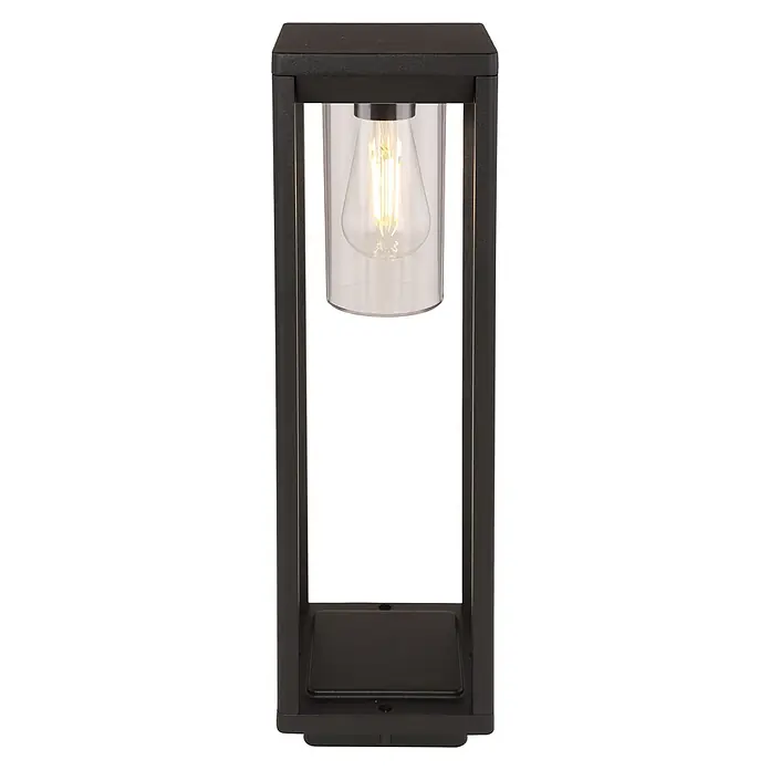 Globo LED-Außenleuchte Candela - 15 W, Schwarz, 15 x 15 x 50 cm - Vorderansicht