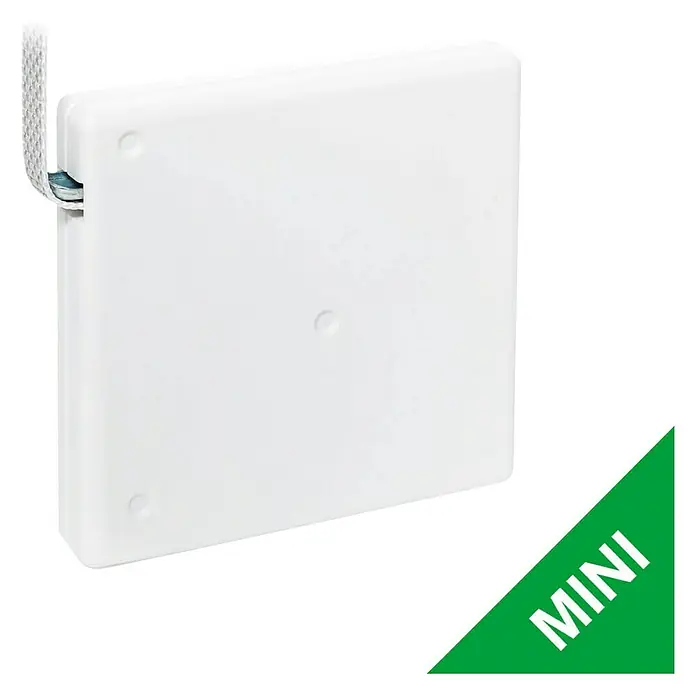 Schellenberg Aufschraubwickler Mini - 120 x 22 x 120 mm, Geeignet für: Rollladen-Mini-Systeme, Weiß - Diagonale Ansicht