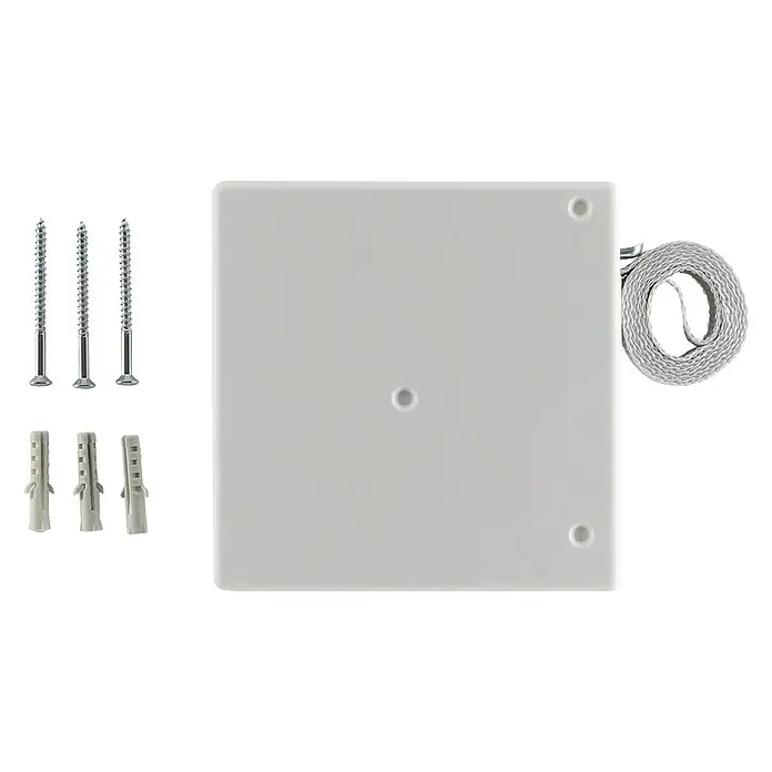 Schellenberg Aufschraubwickler Mini - 120 x 22 x 120 mm, Geeignet für: Rollladen-Mini-Systeme, Weiß - Draufsicht