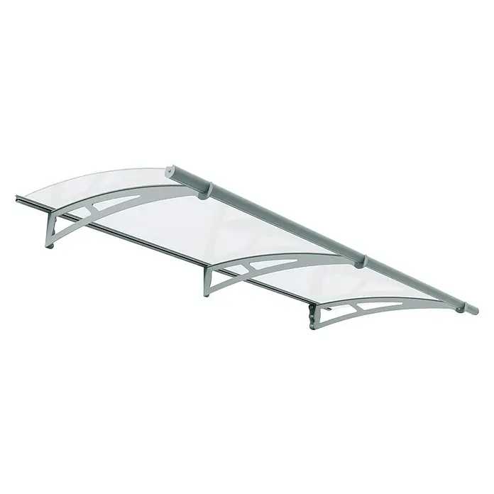 Palram – Canopia Nadstrešnica Aquila - 2.055 x 915 x 175 mm, Boja nosača: Svijetlosive boje - Dijagonalni pogled