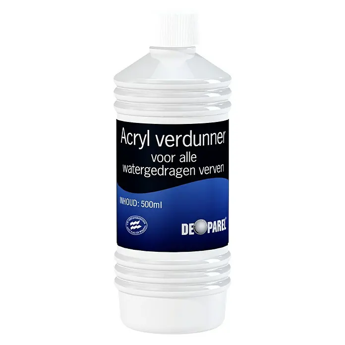 De Parel Verdunner Acryl speciaal - 500 ml - Vooraanzicht