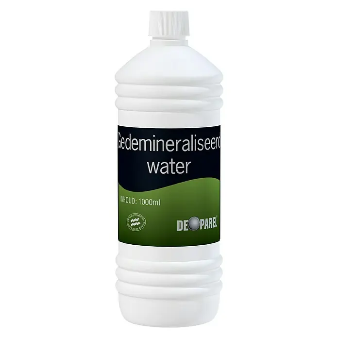 De Parel Gedemineraliseerd water - 1 l - Vooraanzicht