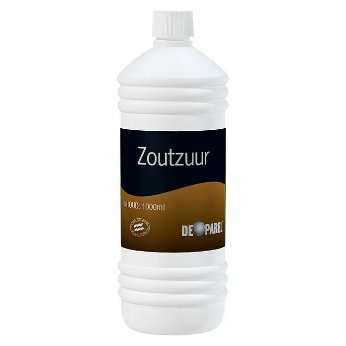 De Parel Zoutzuur <10% - 1 l - Vooraanzicht