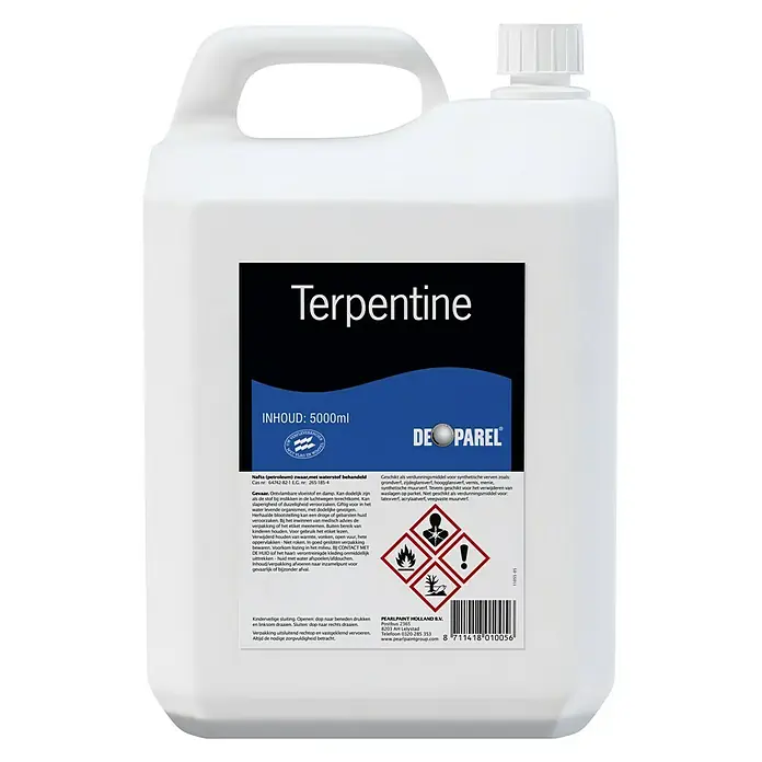 De Parel Terpentine - 5 l - Vooraanzicht
