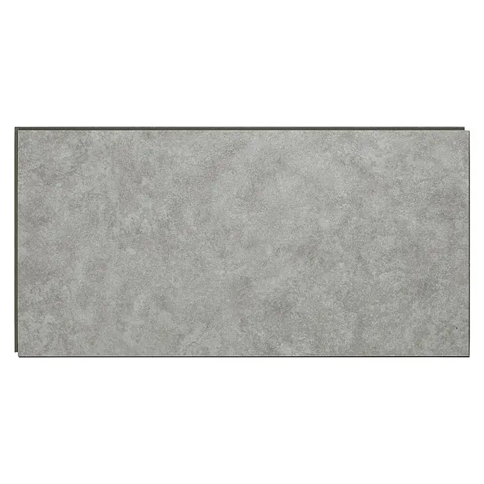 Suelo de vinilo SPC Gris - 60,5 cm x 30,5 cm x 4 mm, Efecto de baldosa - Vista frontal