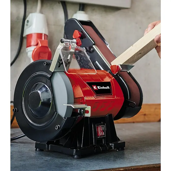 Einhell Schleifband - 686 x 50 mm, Körnung: 60/80/120, 5 -tlg. - Anwendungsbeispiel