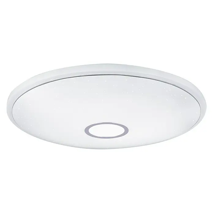 Globo Smart-LED-Deckenleuchte rund Connor - 30 W, Ø x H: 50 x 6,5 cm, Weiß/Opal, RGBW - Ansicht von unten