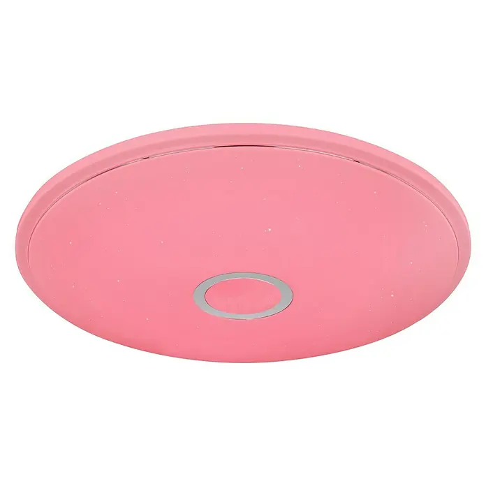 Globo Smart-LED-Deckenleuchte rund Connor - 30 W, Ø x H: 50 x 6,5 cm, Weiß/Opal, RGBW - Ansicht von unten