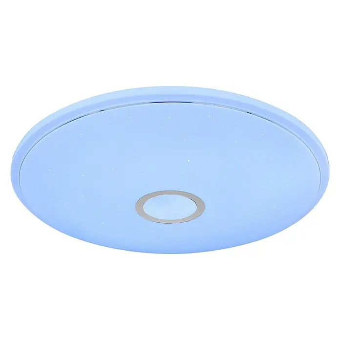 Globo Smart-LED-Deckenleuchte rund Connor - 30 W, Ø x H: 50 x 6,5 cm, Weiß/Opal, RGBW - Ansicht von unten