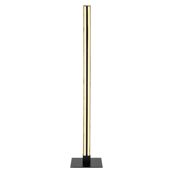 Globo Doro LED-Stehleuchte Doro - 30 W, L x B x H: 25 x 18 x 123 cm, Schwarz, Warmweiß - Vorderansicht