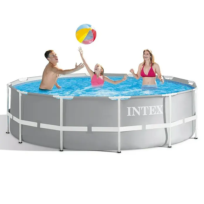 Intex Set bazen s priborom Frame Pool - Ø x V: 366 x 99 cm, 8.592 l - Proizvod u upotrebi