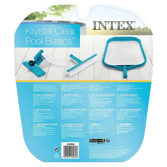 Intex Set za čišćenje bazena - 3-dij. - Pogled sprijeda