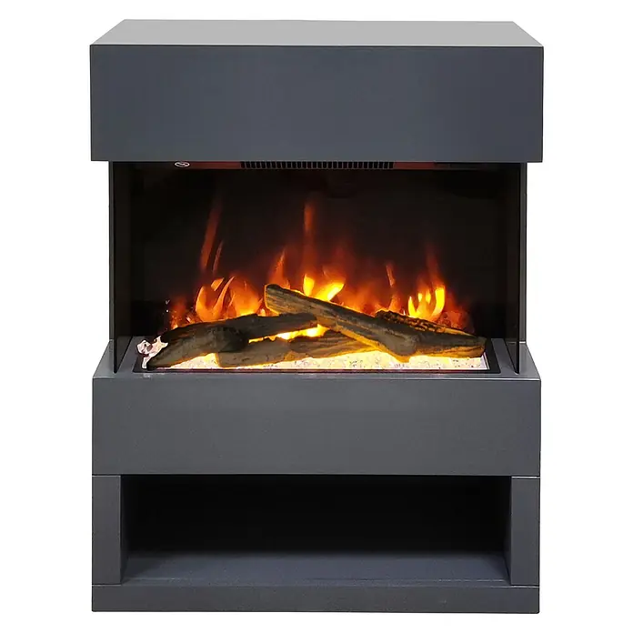 Voltomat HEATING Električni kamin Malmo - 1.500 W, 25,1 x 55,6 x 76 cm - Pogled sprijeda