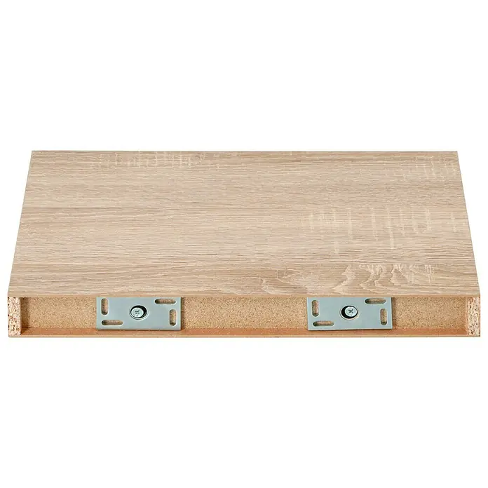 Dolle Zidna polica Big Boy - D x Š x V: 44,5 x 25 x 5 cm, Hrast, Opteretivost: 30 kg - Pogled straga
