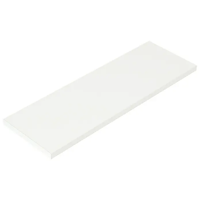 Dolle Zidna polica Lite - D x Š x D: 60 x 20 x 1,9 cm, Bijele boje - Dijagonalni pogled
