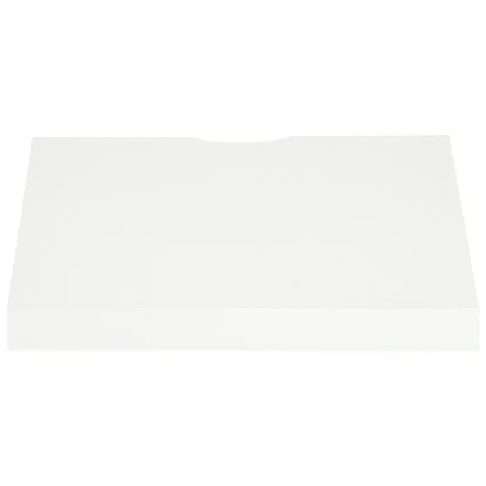 Dolle Wandboard Big Boy Media - L x B x H: 44,5 x 30 x 5 cm, Belastbarkeit: 30 kg, Weiß - Vorderansicht