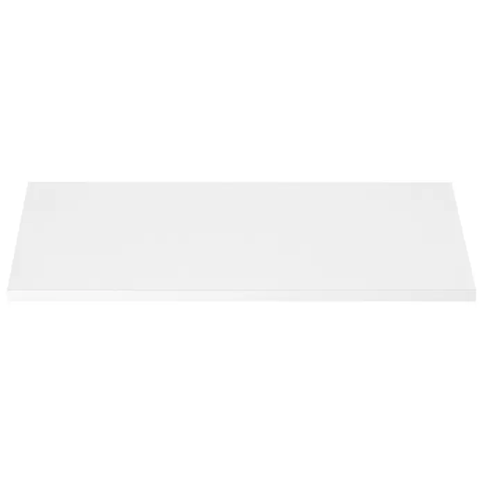 Dolle Zidna polica Lite - D x Š x D: 60 x 25 x 1,9 cm, Bijele boje - Pogled sprijeda