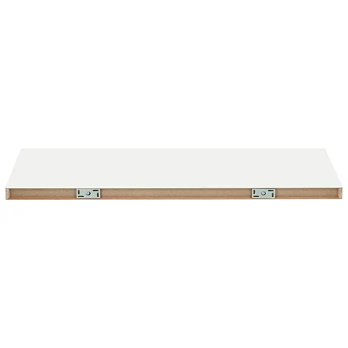 Dolle Wandboard Big Boy - L x B x H: 115 x 25 x 5 cm, Weiß, Belastbarkeit: 30 kg - Rückansicht