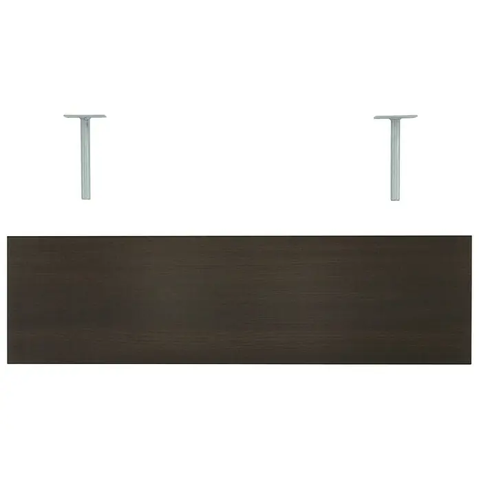 Dolle Wandboard Big Boy - L x B x H: 90 x 25 x 5 cm, Mocca, Belastbarkeit: 30 kg - Draufsicht