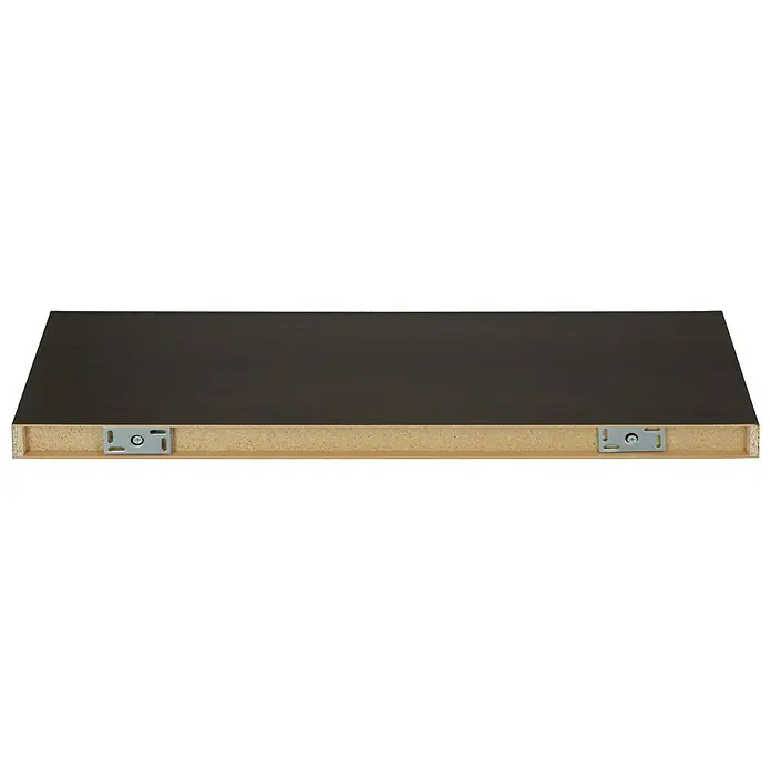 Dolle Wandboard Big Boy - L x B x H: 90 x 25 x 5 cm, Mocca, Belastbarkeit: 30 kg - Rückansicht