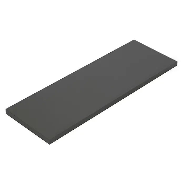 Dolle Wandboard Lite - L x B x S: 60 x 20 x 1,9 cm, Anthrazit - Diagonale Ansicht