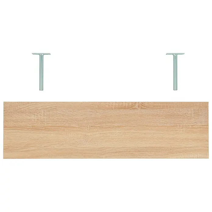 Dolle Wandboard Big Boy - L x B x H: 90 x 25 x 5 cm, Eiche, Belastbarkeit: 30 kg - Draufsicht